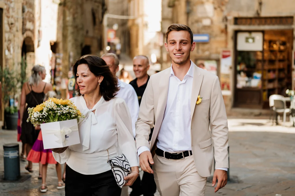 arrivo dello sposo