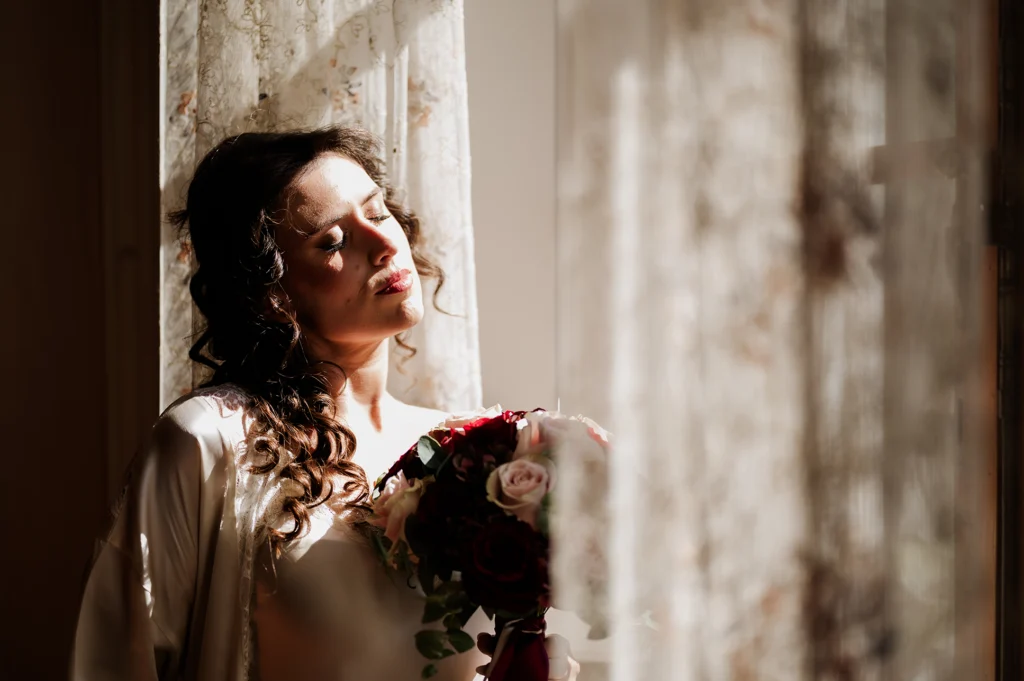 luce che bacia la sposa