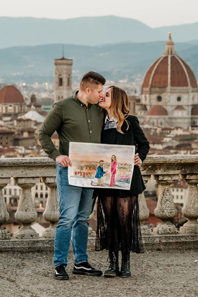 proposta matrimonio dipinto