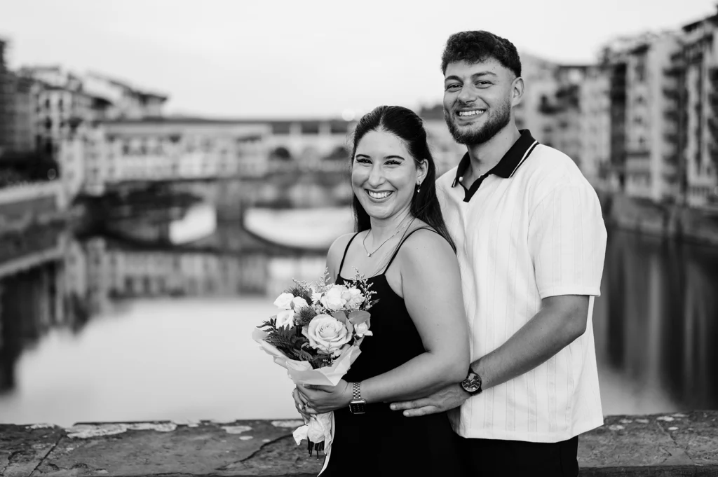 proposta matrimonio bianco e nero