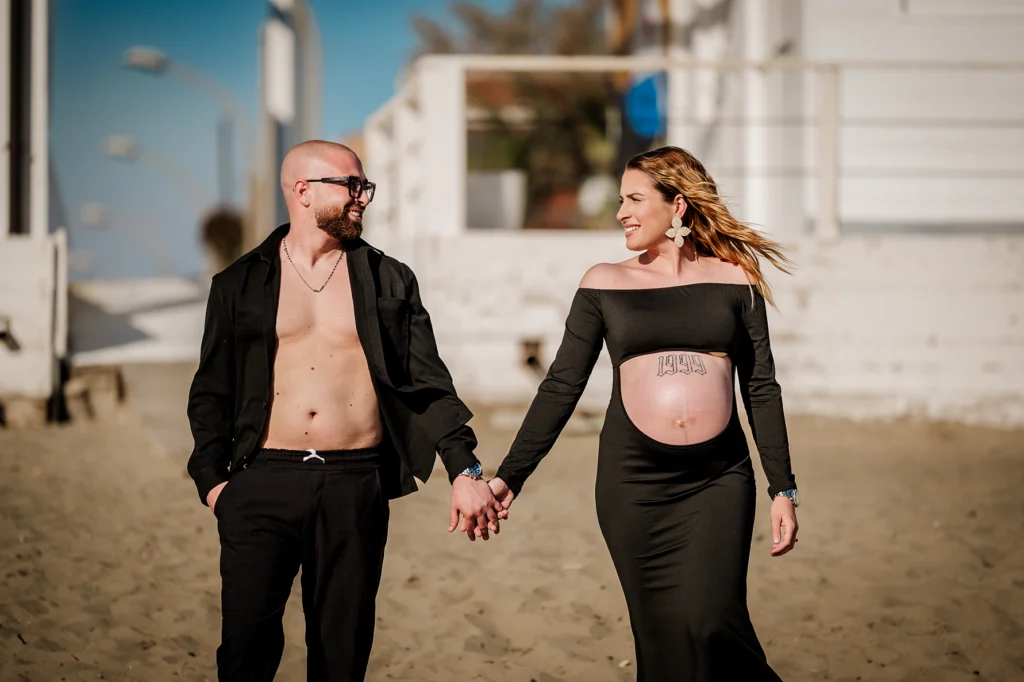 maternity in black