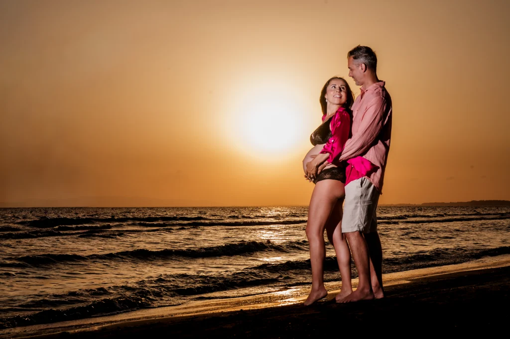 maternity al tramonto