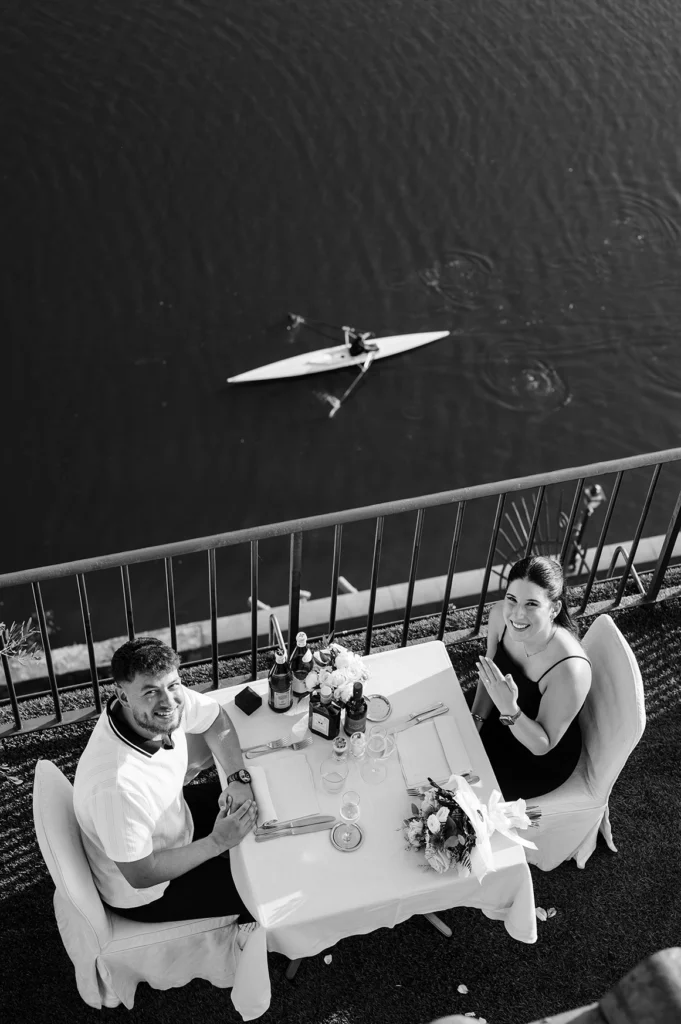 proposta di matrimonio su arno
