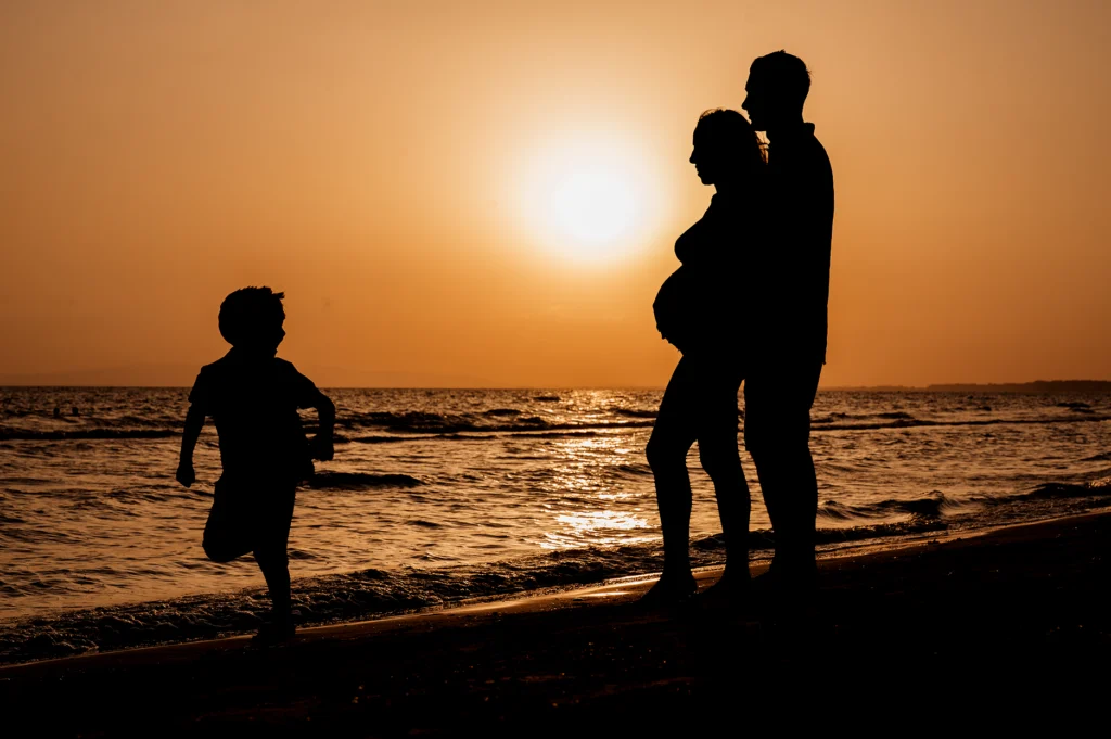silhuette maternity al mare